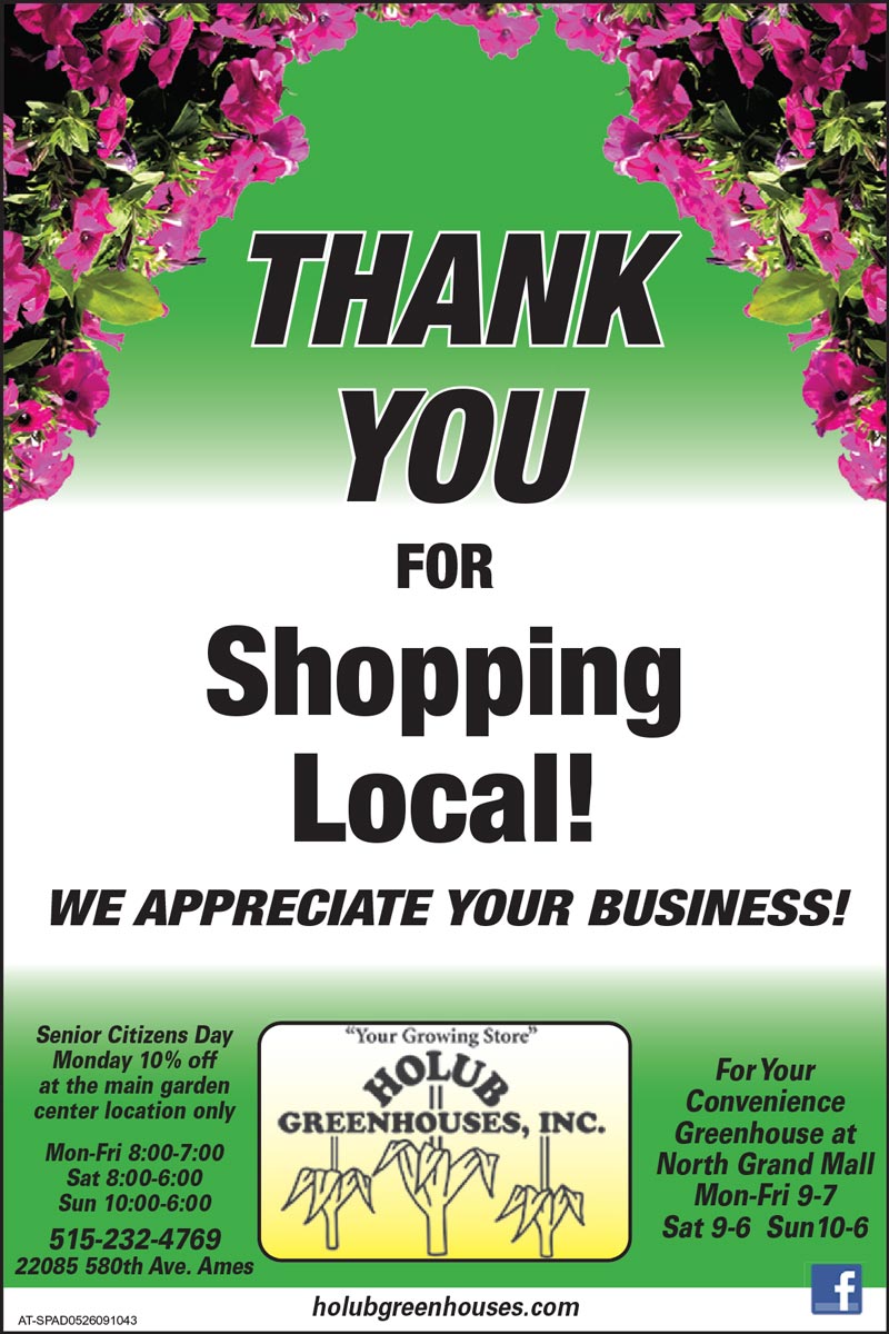 Thank you for shopping local